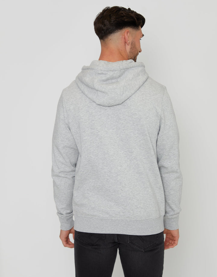Grey Marl Overhead Hoodie