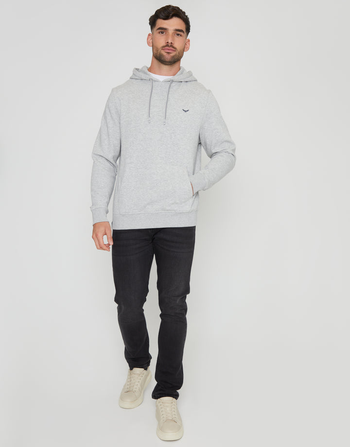 Grey Marl Overhead Hoodie