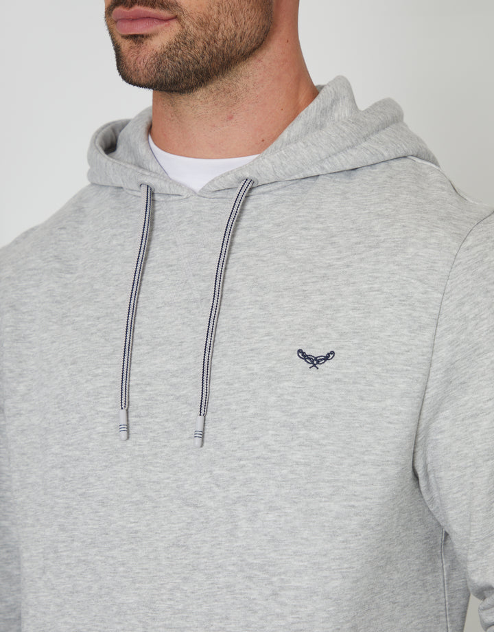Grey Marl Overhead Hoodie