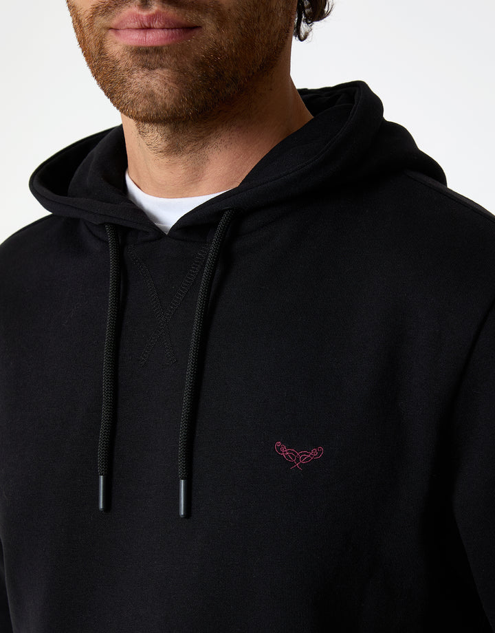 Black Overhead Hoodie