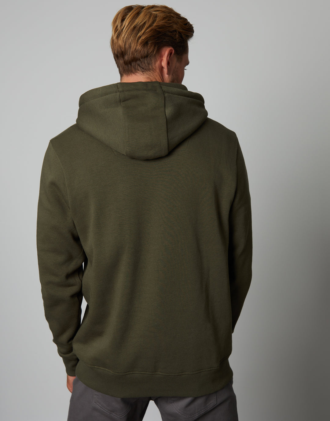 Khaki Green Overhead Hoodie