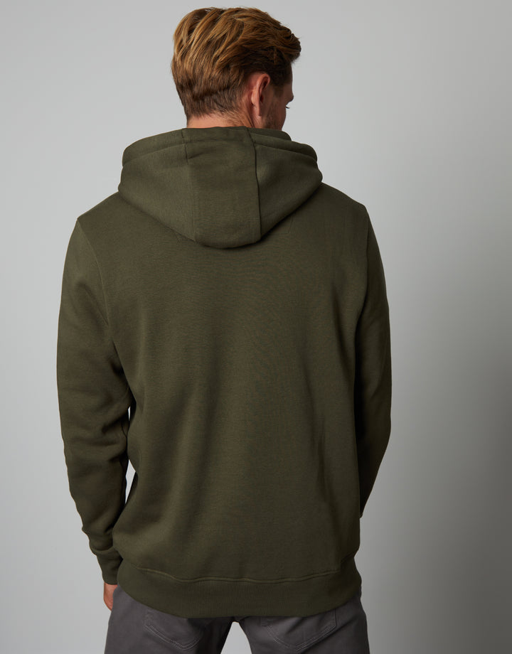 Khaki Green Overhead Hoodie