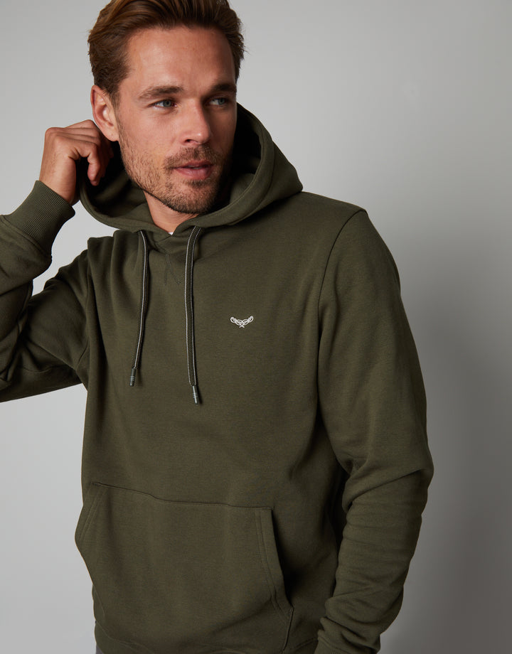 Khaki Green Overhead Hoodie
