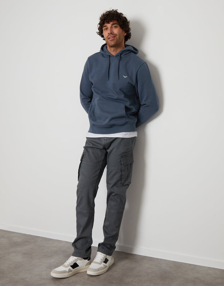 Denim Blue Overhead Hoodie