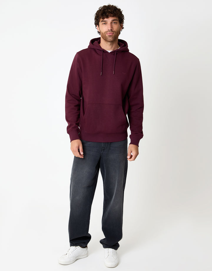 Burgundy Overhead Hoodie