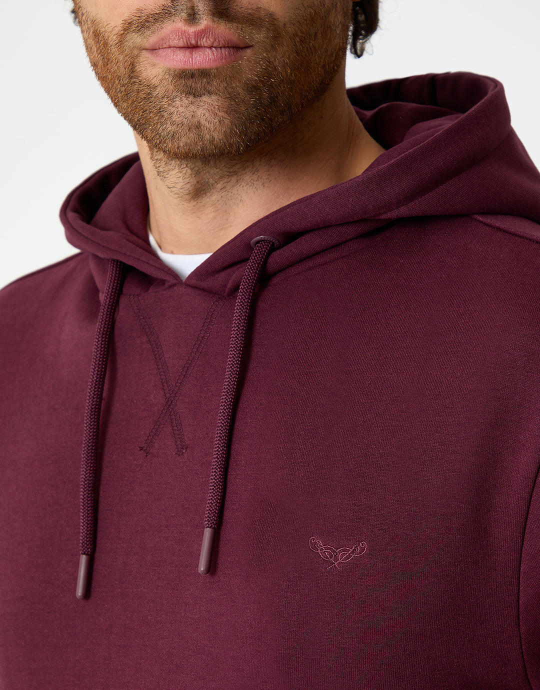Burgundy Overhead Hoodie