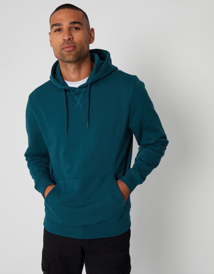 Teal Green Overhead Hoodie