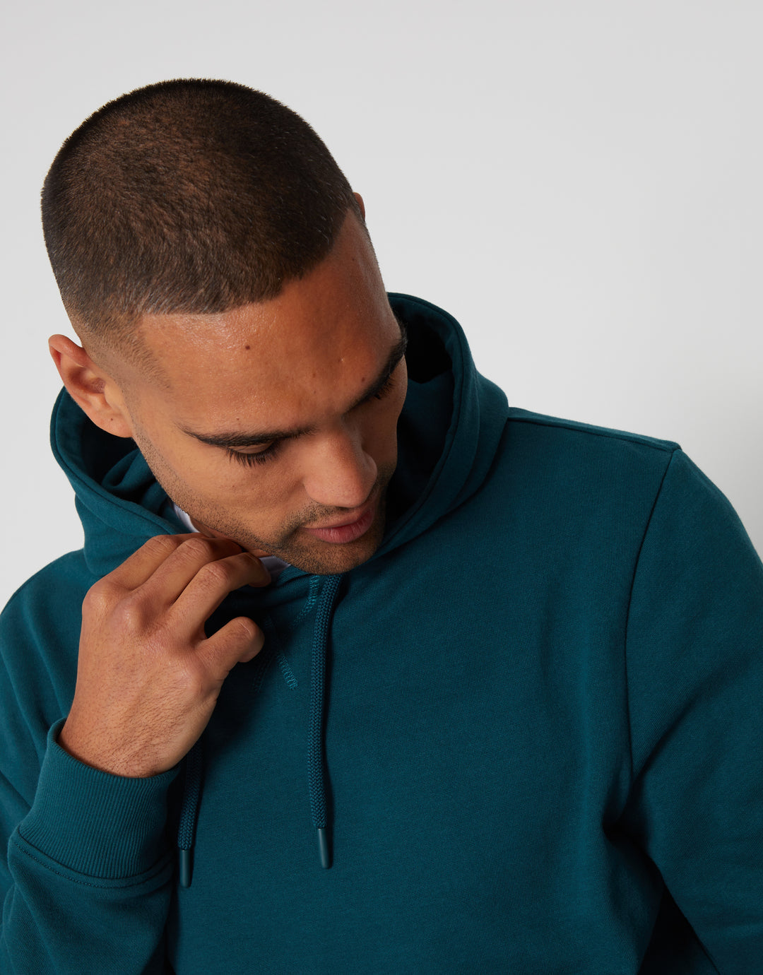 Teal Green Overhead Hoodie