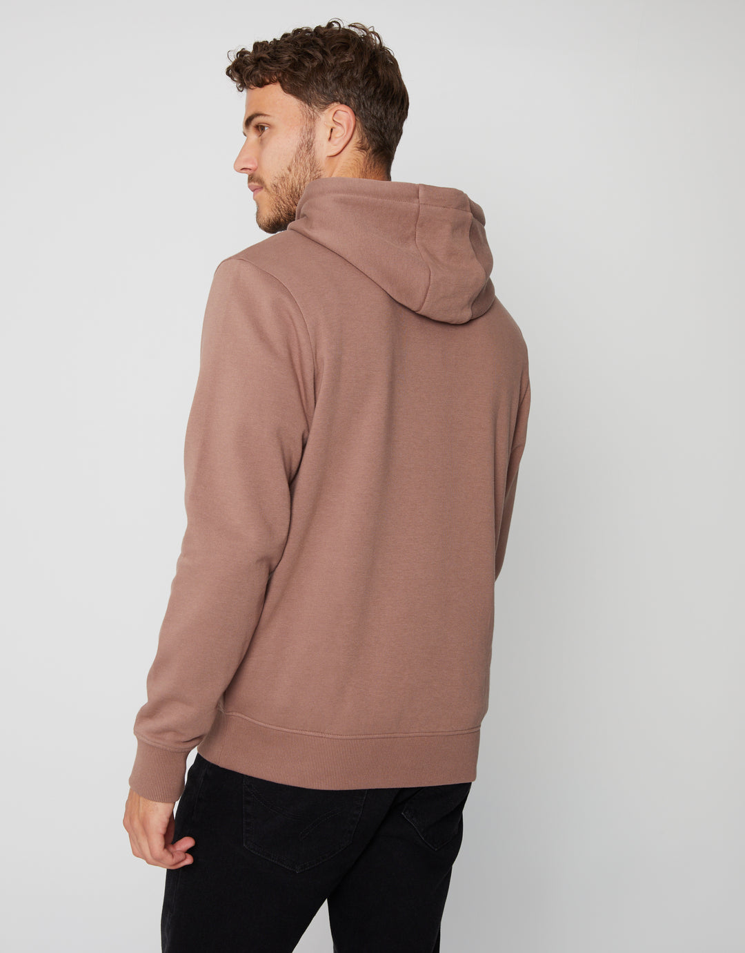 Mid Brown Overhead Hoodie