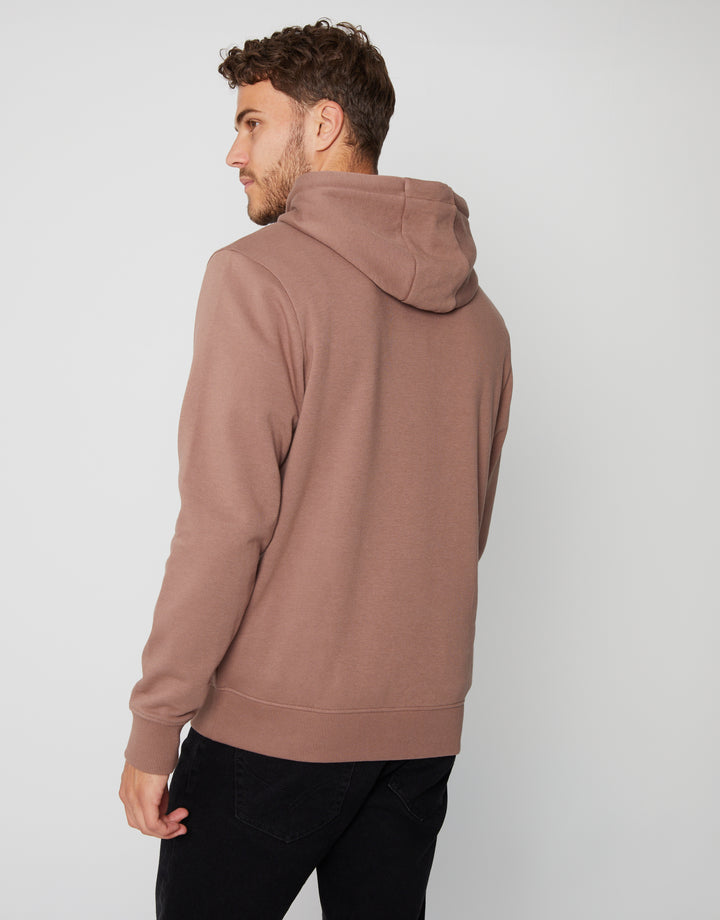 Mid Brown Overhead Hoodie