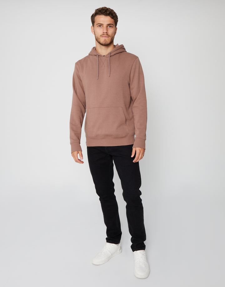 Mid Brown Overhead Hoodie