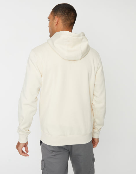 Men's Off White Chalk Classic Pullover Hoodie – Threadbare