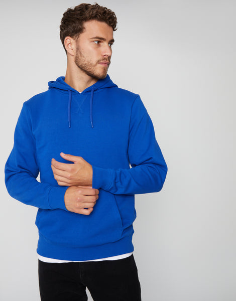 Men's Galactic Cobalt Blue Classic Pullover Hoodie – Threadbare