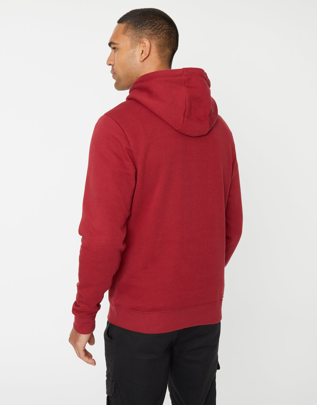 Cranberry Red Overhead Hoodie