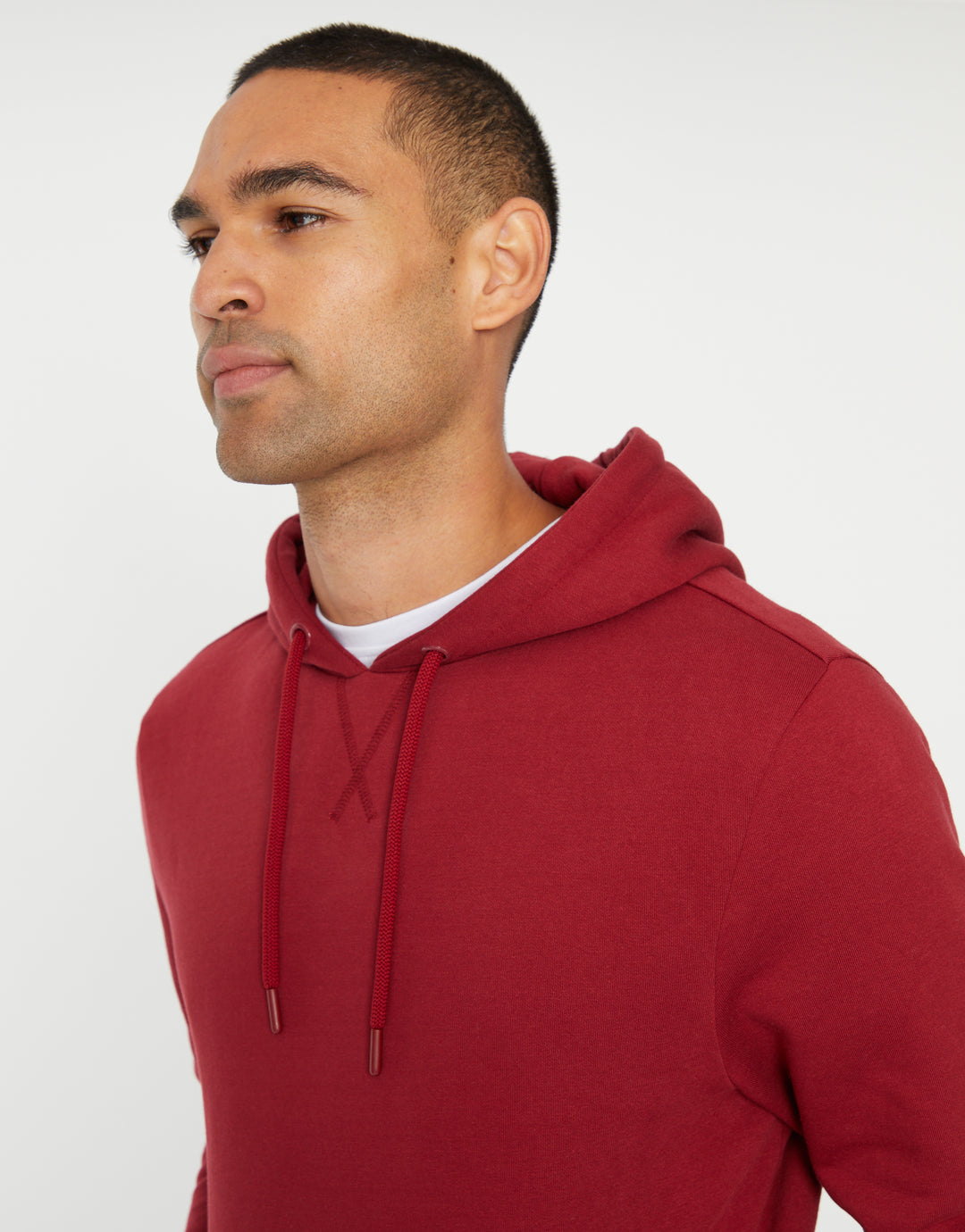 Cranberry Red Overhead Hoodie