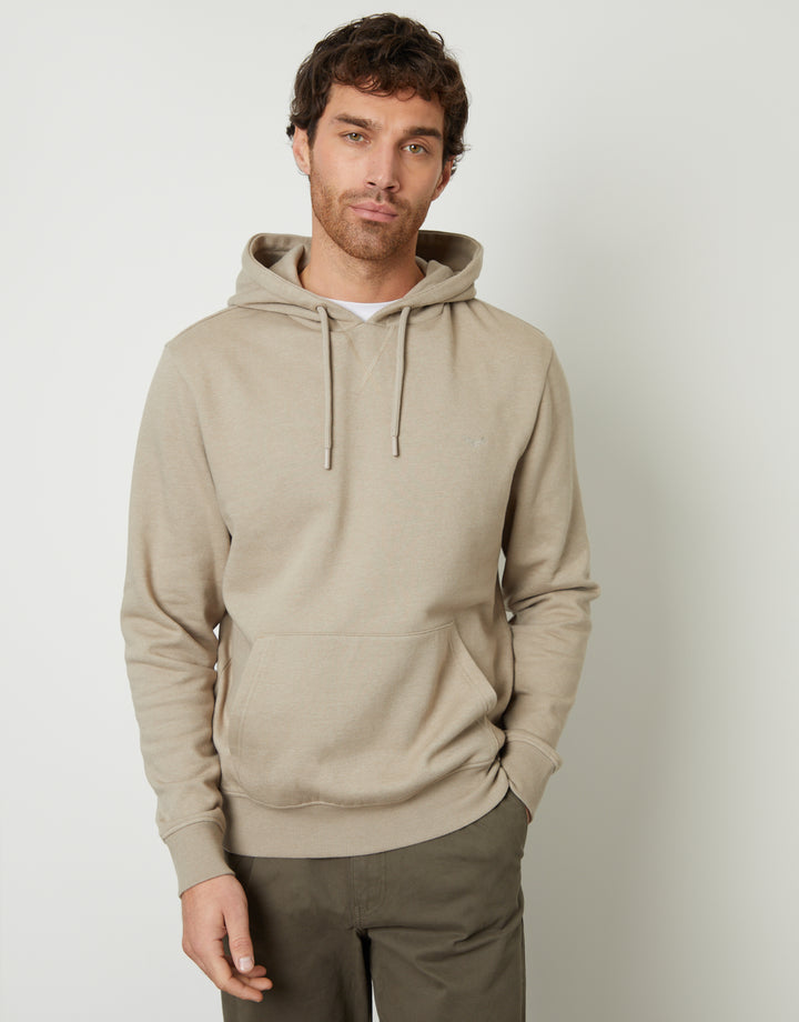 Oatmeal Marl Overhead Hoodie