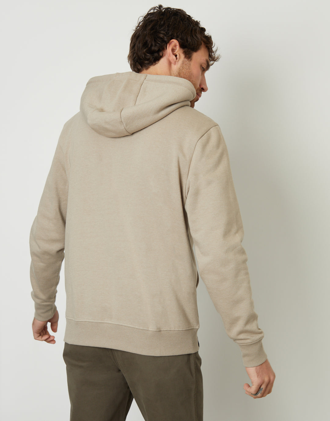 Oatmeal Marl Overhead Hoodie