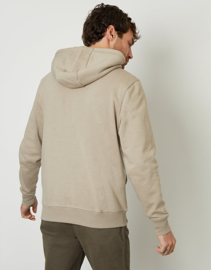 Oatmeal Marl Overhead Hoodie