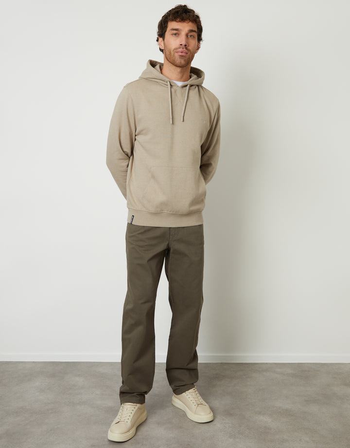 Oatmeal Marl Overhead Hoodie