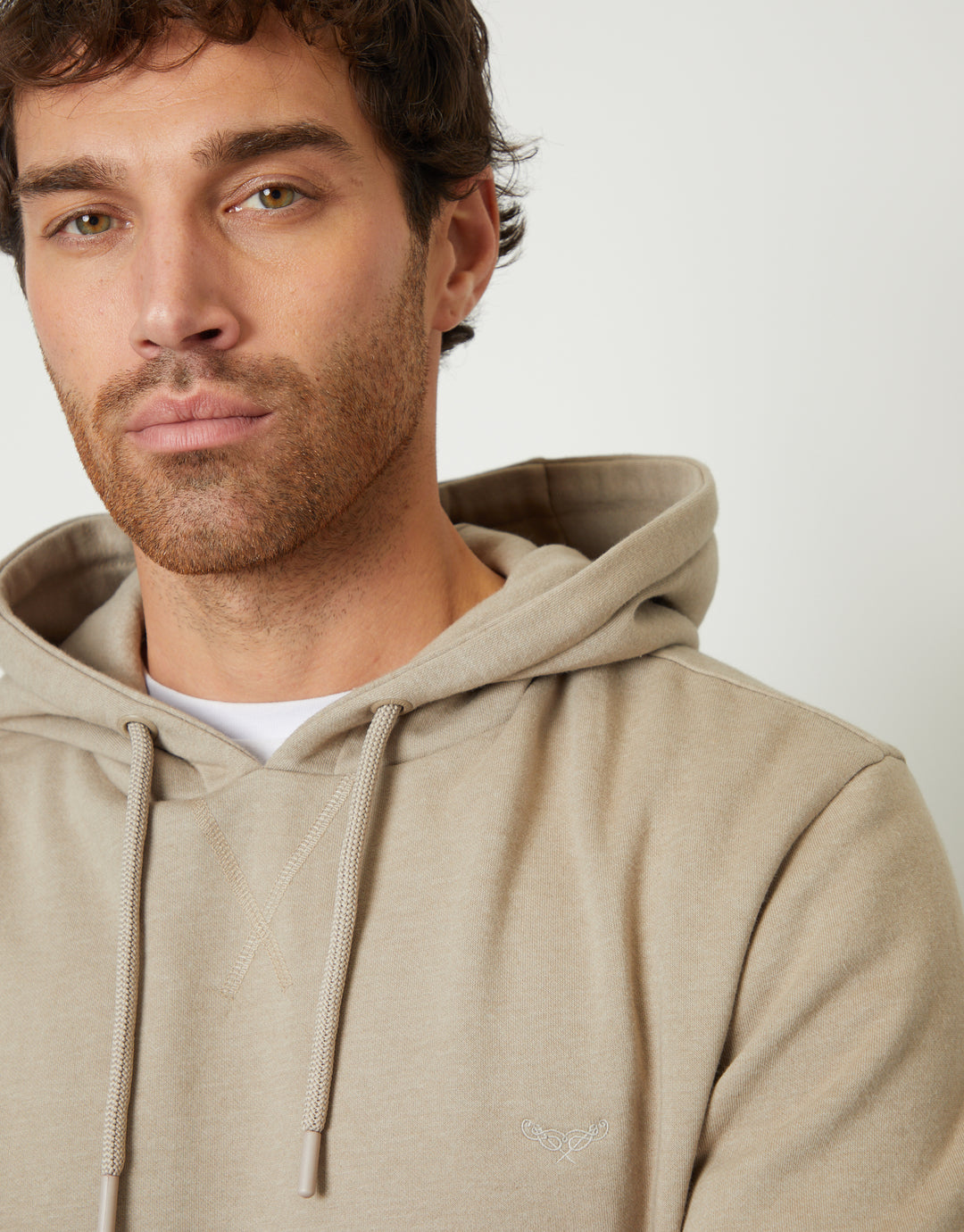 Oatmeal Marl Overhead Hoodie