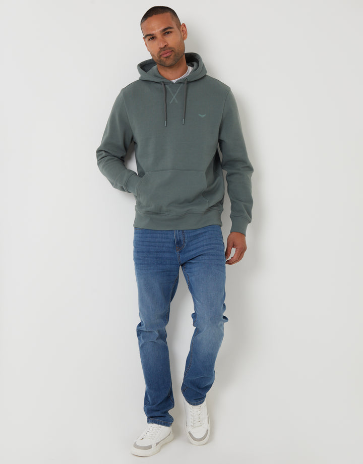 Petrol Blue Overhead Hoodie