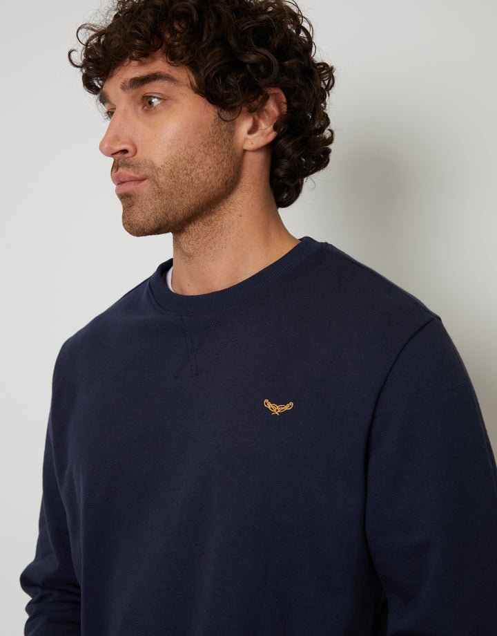 Navy Crew Neck Sweatshirt