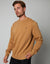 Camel Brown Crew Neck Sweatshirt