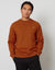 Orange Crew Neck Sweatshirt