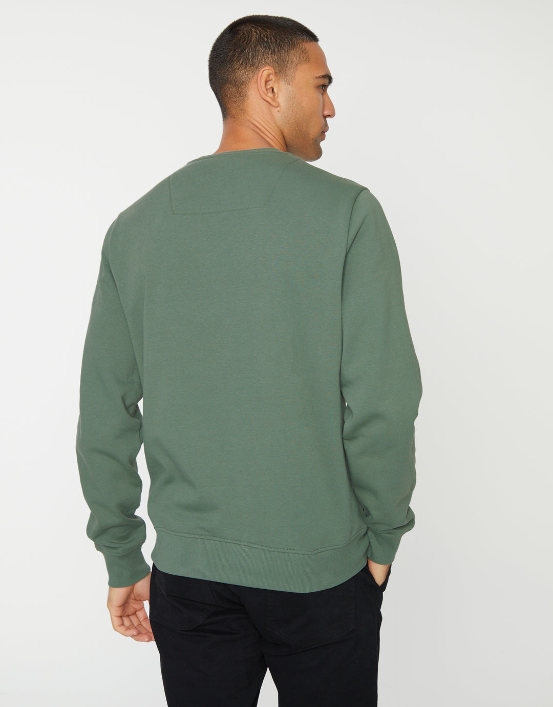 Sage Green Crew Neck Sweatshirt
