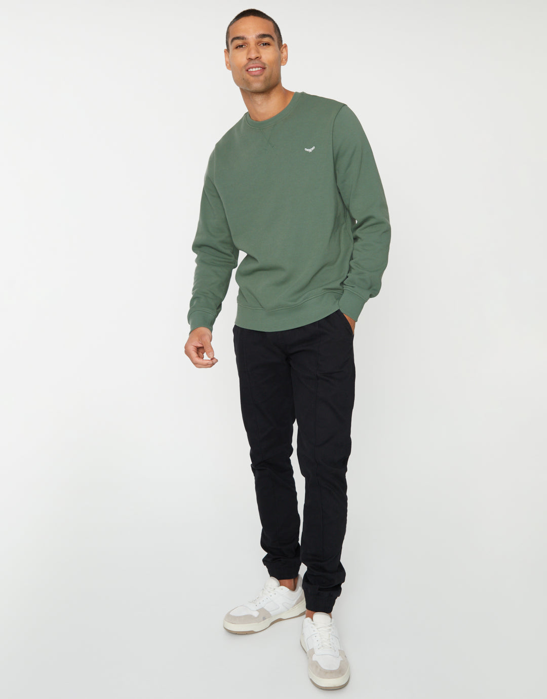 Sage Green Crew Neck Sweatshirt