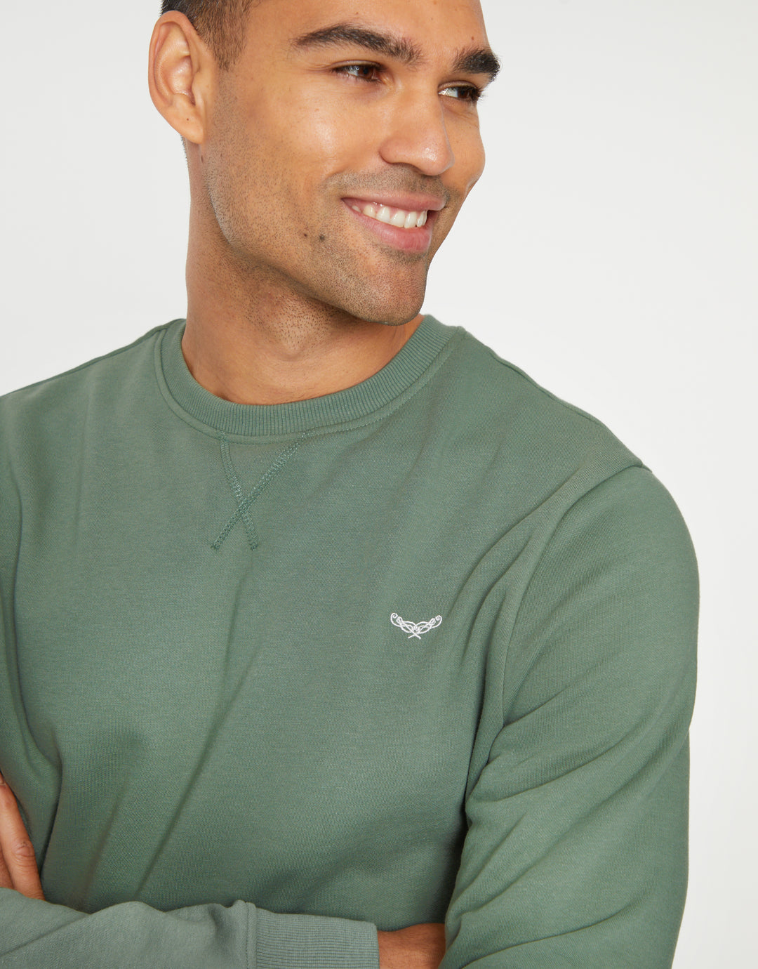 Sage Green Crew Neck Sweatshirt