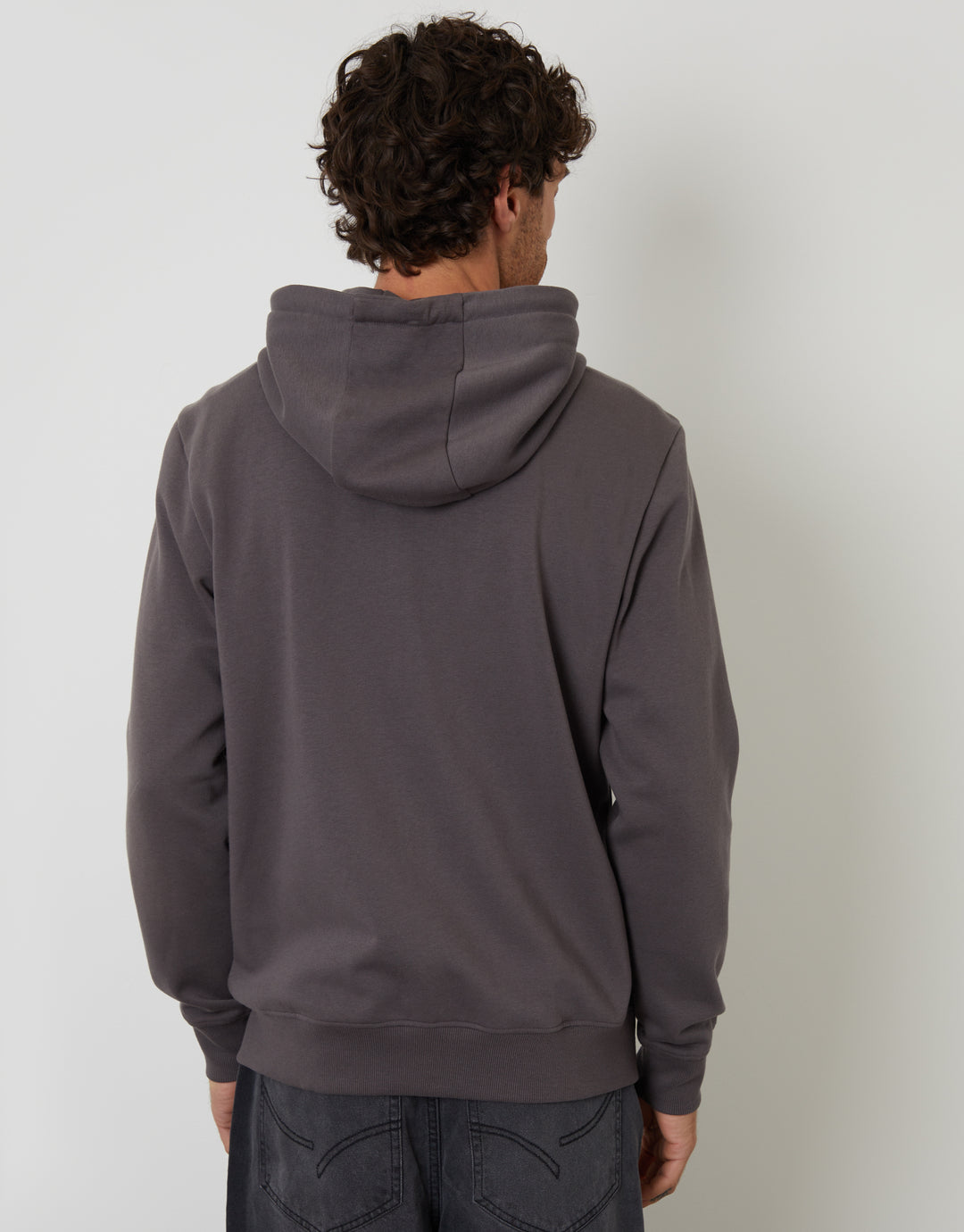 Slate Grey Zip-Through Hoodie