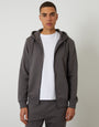 Dark Grey Zip-Through Hoodie