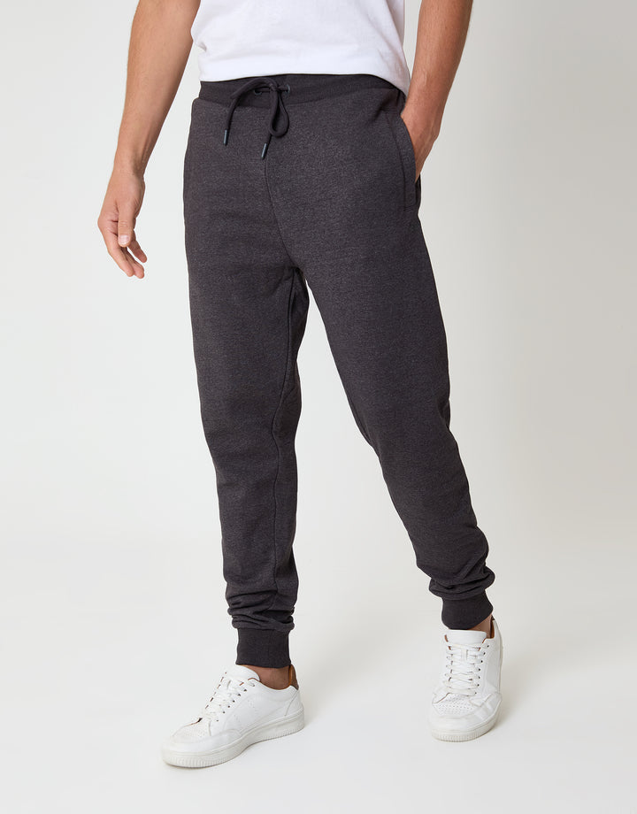 Charcoal Grey Marl Regular Fit Joggers