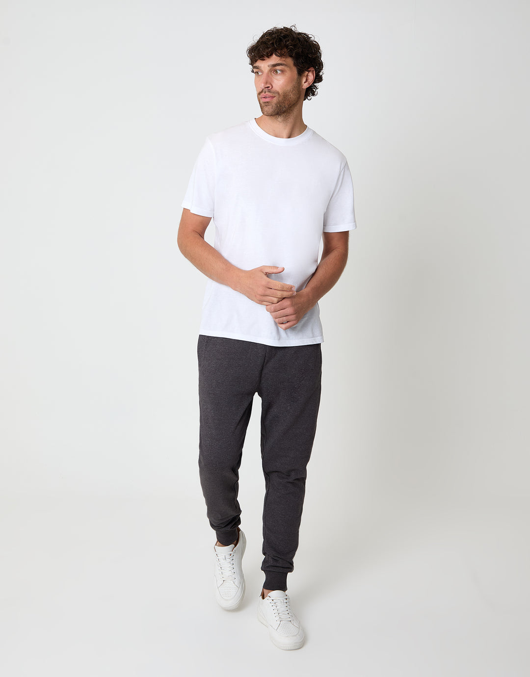 Charcoal Grey Marl Regular Fit Joggers