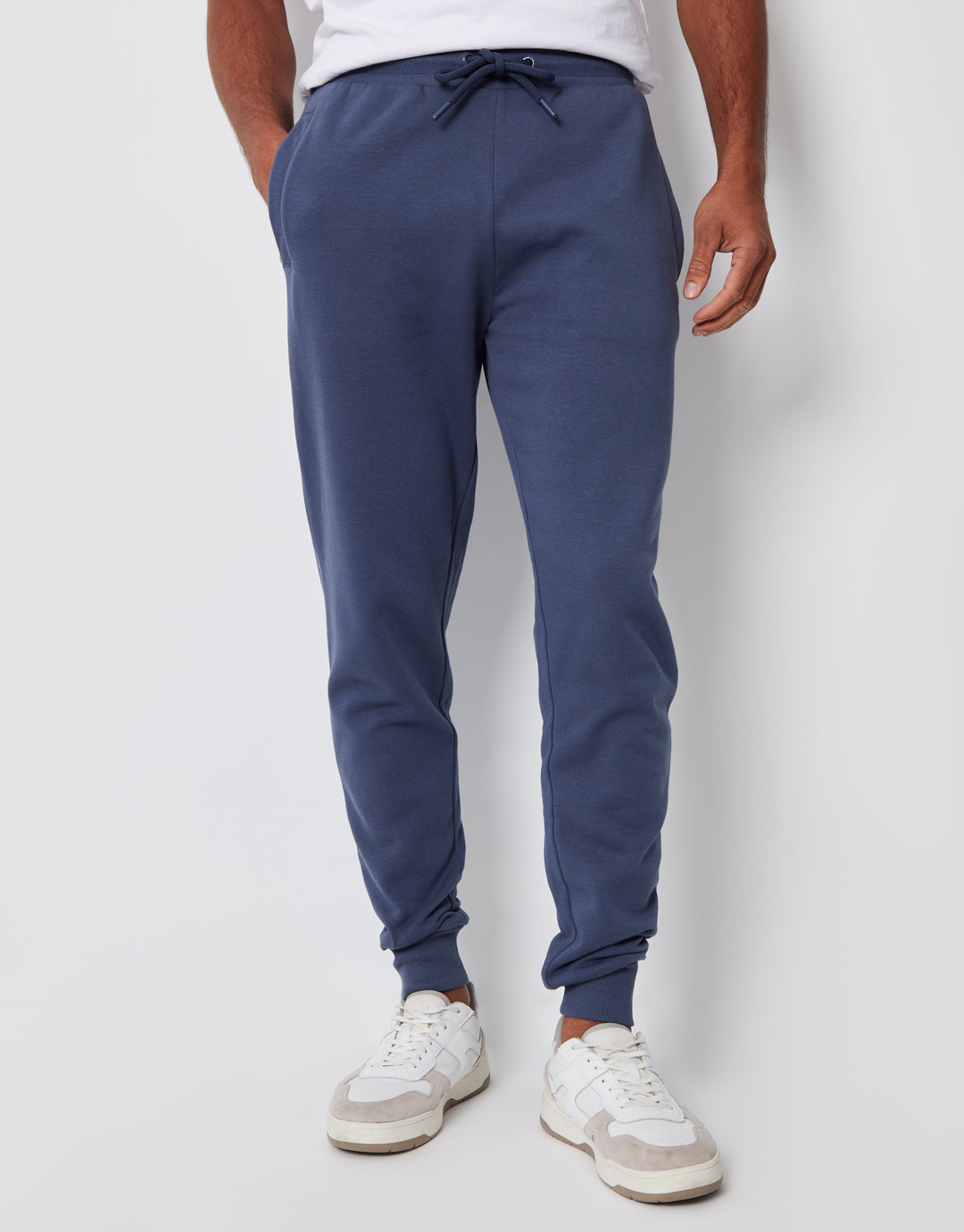 Denim Blue Regular Fit Joggers