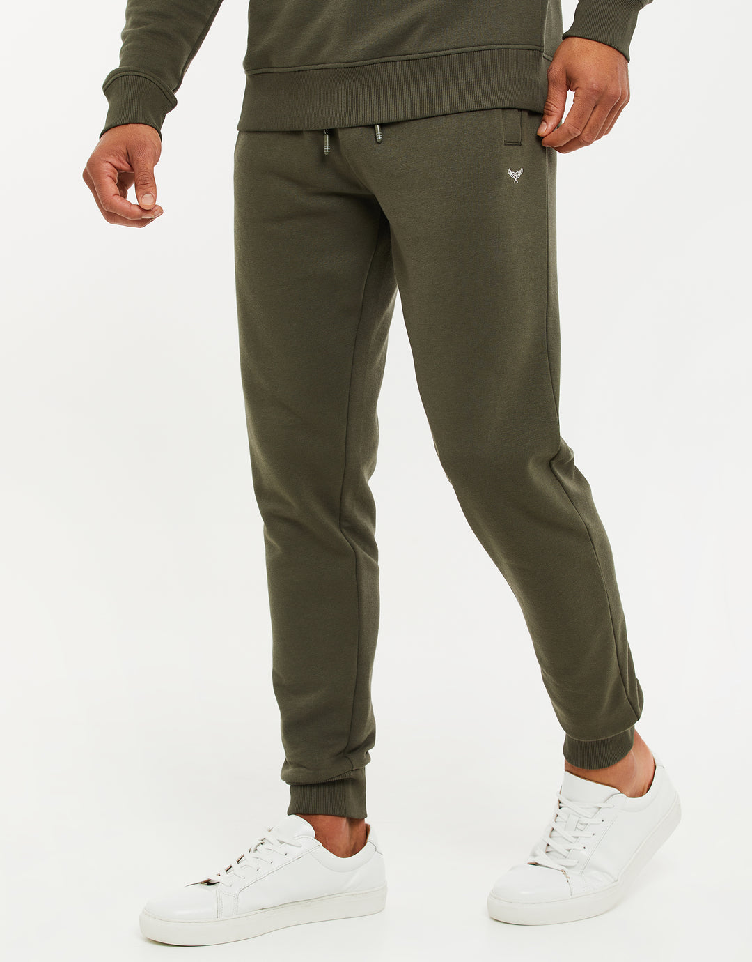 Khaki Green Regular Fit Joggers