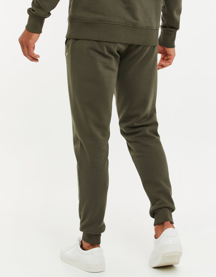 Khaki Green Regular Fit Joggers