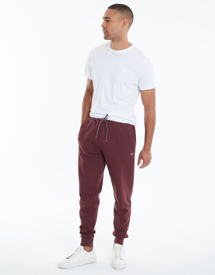Burgundy Regular Fit Joggers