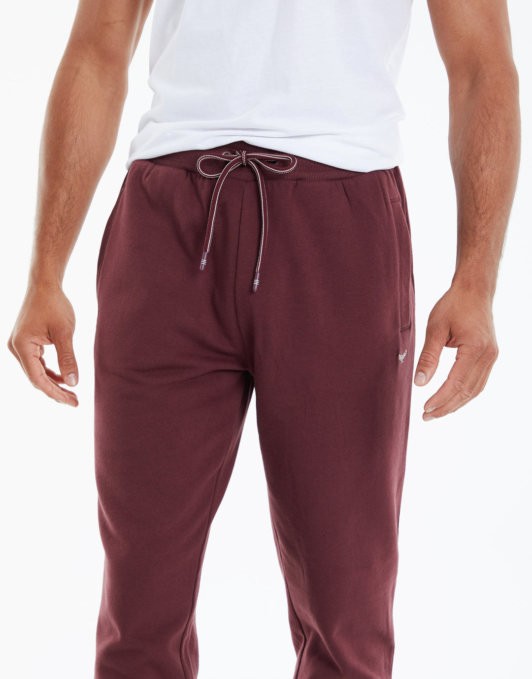 Burgundy Regular Fit Joggers