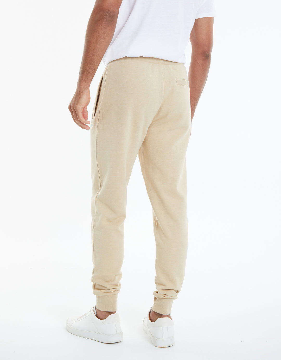 Ecru Regular Fit Joggers