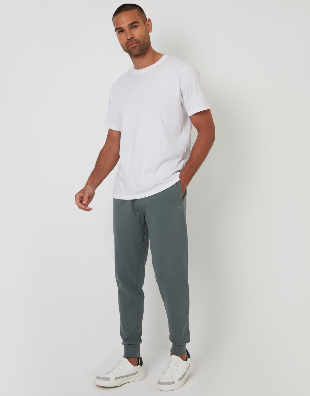 Petrol Blue Regular Fit Joggers