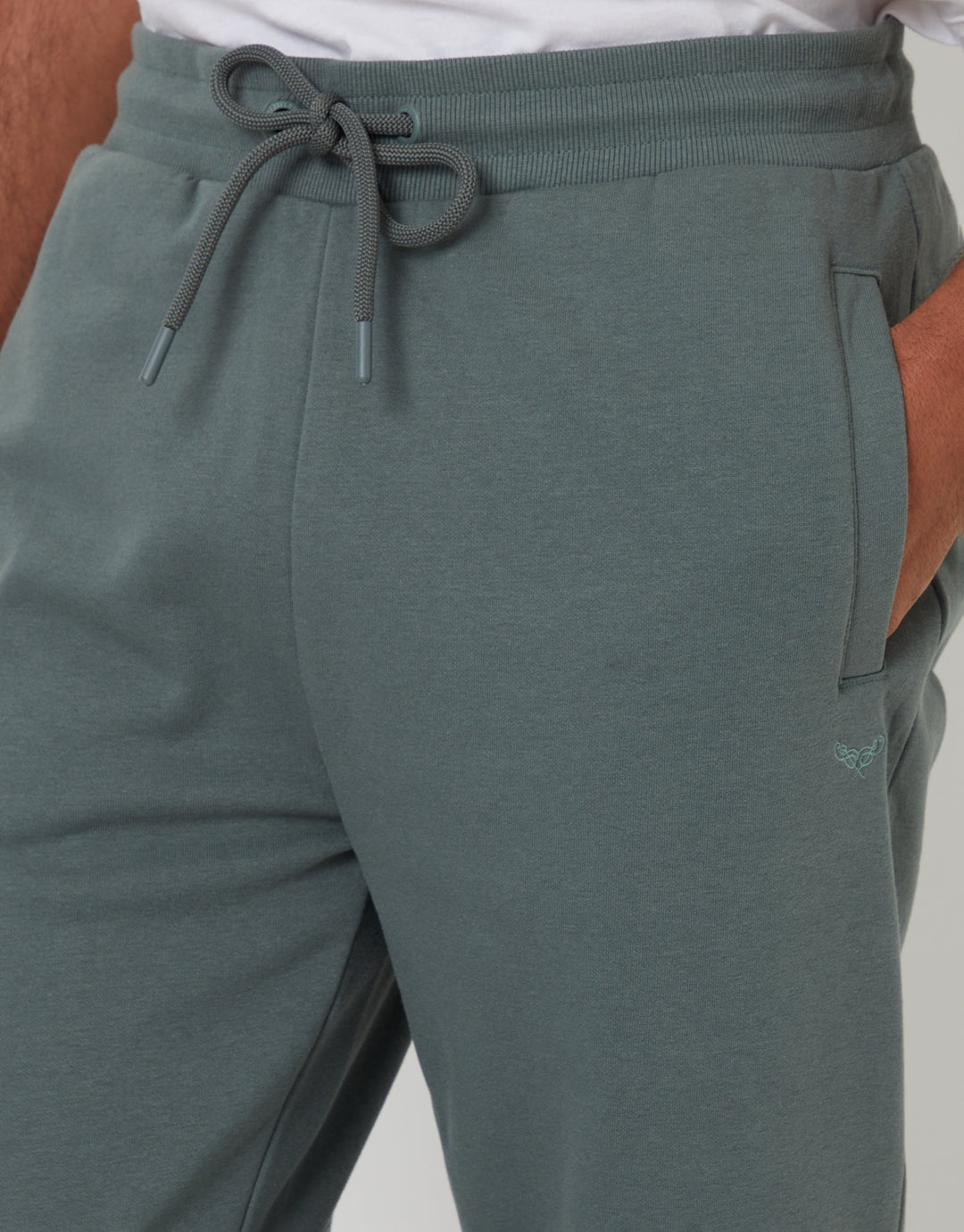 Petrol Blue Regular Fit Joggers