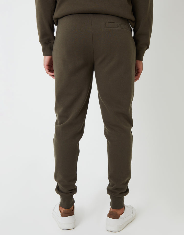Khaki Green Regular Fit Joggers