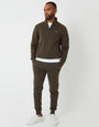 Khaki Green Regular Fit Joggers