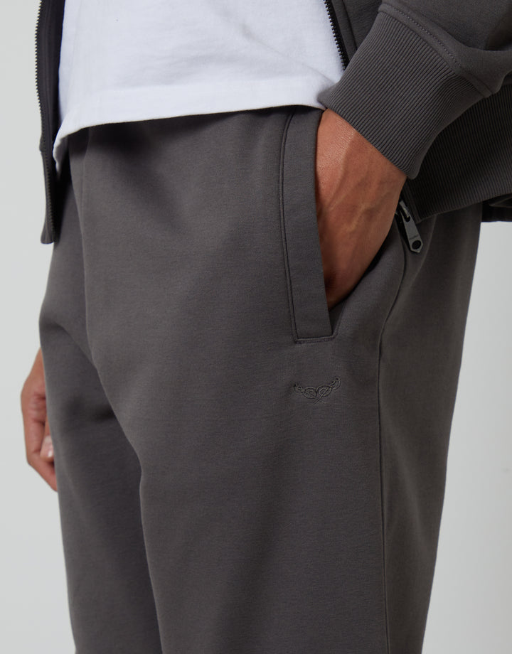 Dark Grey Regular Fit Joggers