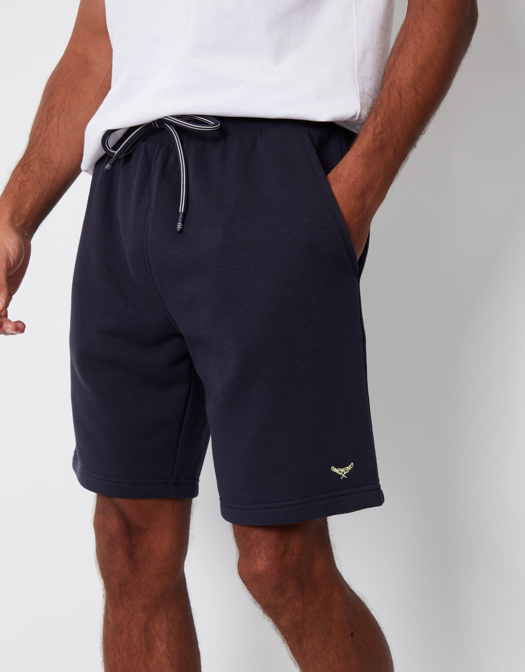 Navy Fleece Shorts