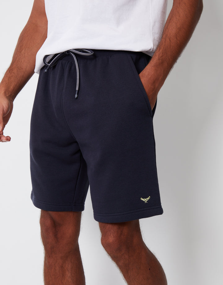 Navy Fleece Shorts