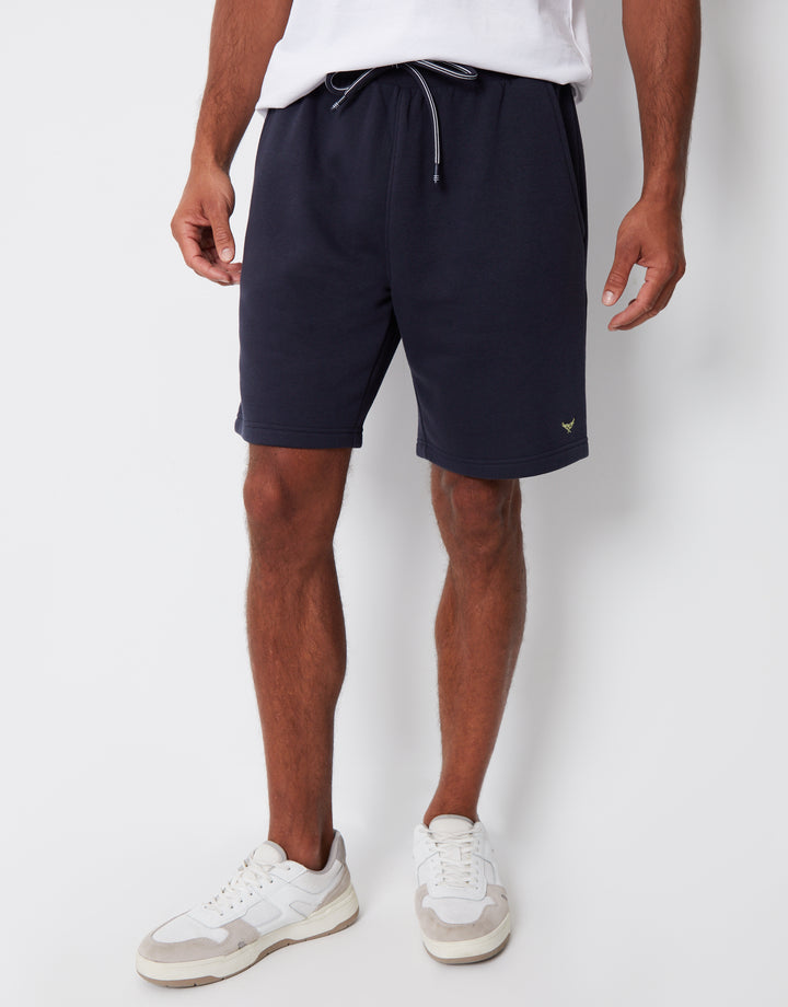 Navy Fleece Shorts