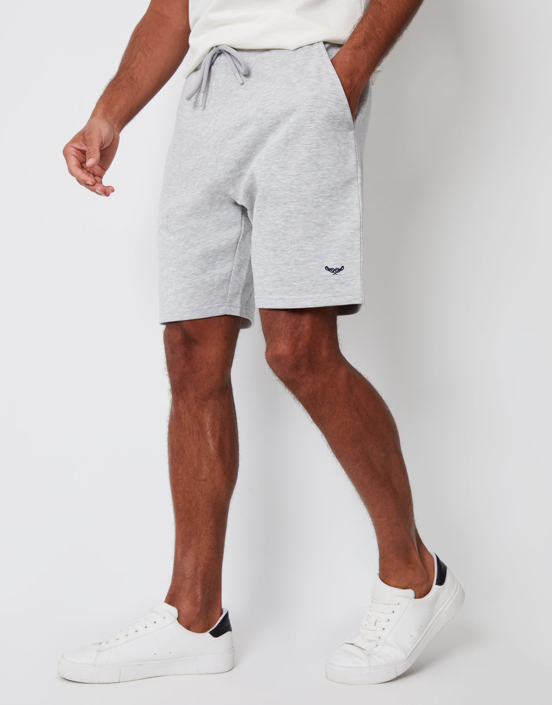 Light Grey Fleece Shorts